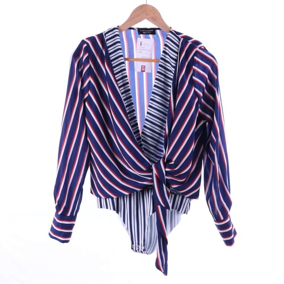 Zara Striped Bodysuit - Picture 5 of 6